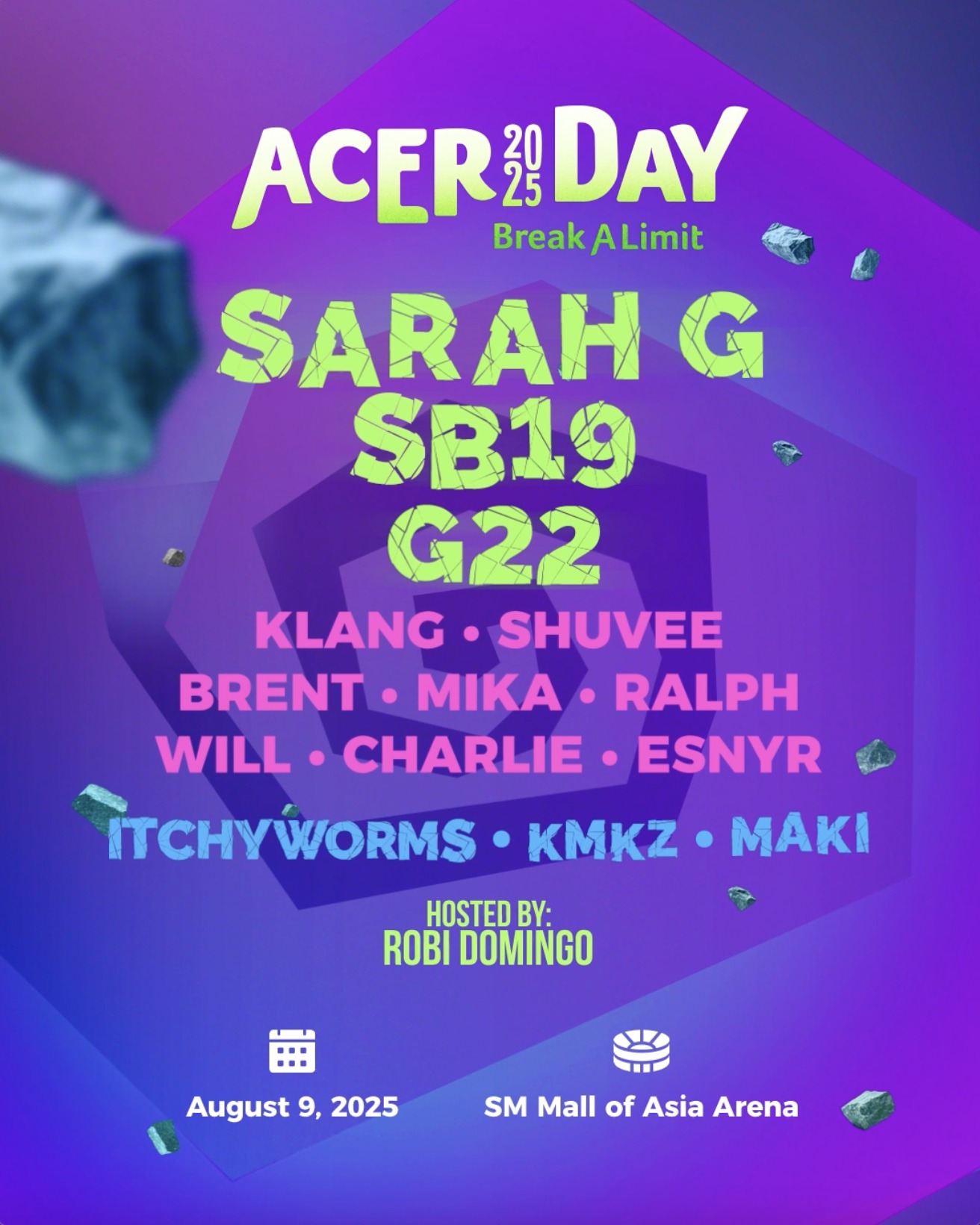 Prepare for the most anticipated tech & youth event of the year — Acer Day 2025 is set to take place on Aug 9, at the SM Mall of Asia Arena, featuring special appearances by Acer ambassadors! 📅