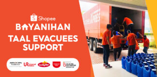 Shopee, Shopee Xpress partner with brands and charities to aid Taal evacuees