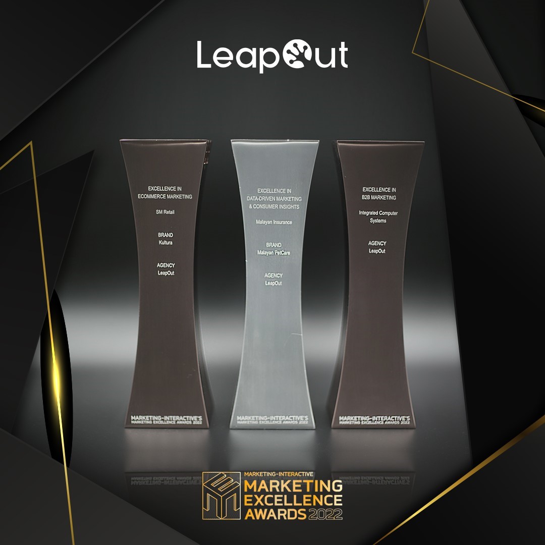 A first-time contender at the Marketing Excellence Awards, LeapOut made its mark, winning not just one or two but three awards.