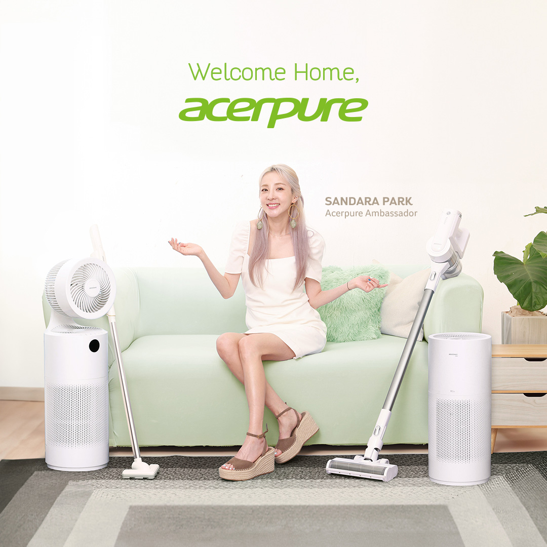Look who's stepped into the Acerpure Home! 🏡 Warm welcome to the fabulous 산다라박 Sandara Park!