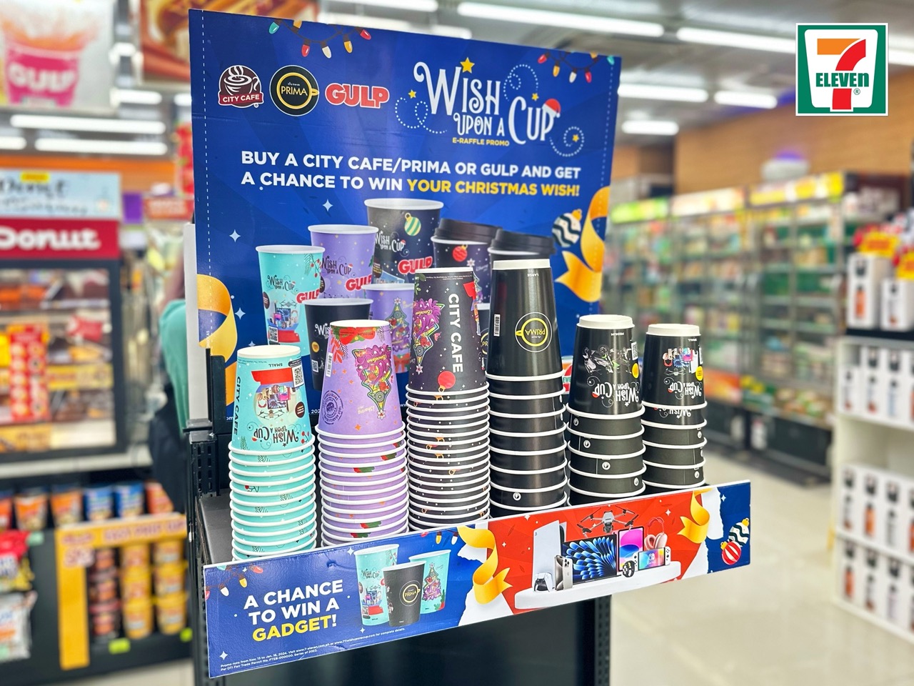 The Philippines' leading neighborhood convenience store is set to amp up the holiday and turn Christmas dreams into reality with the "Wish Upon A Cup" raffle promo. 