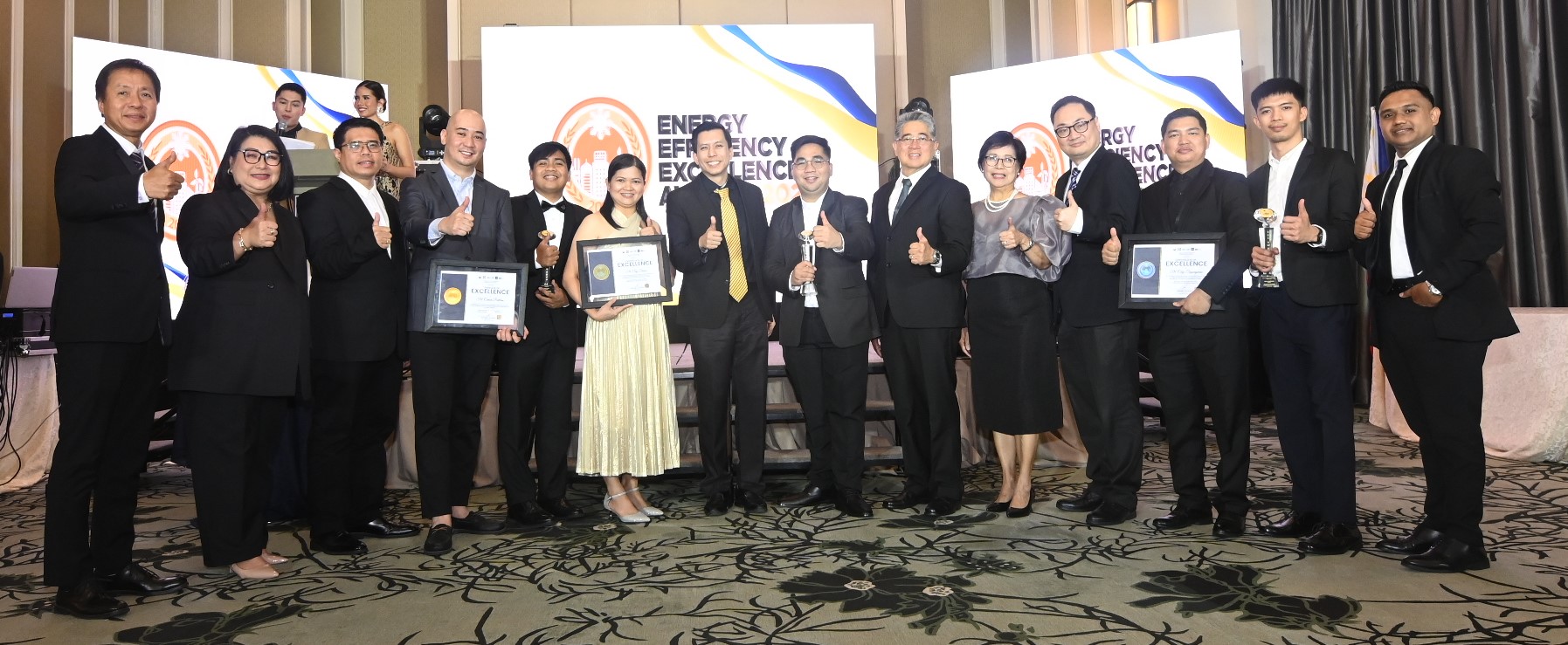 Department of Energy (DOE) – Energy Utilization Management Board Director Patrick Aquino (seventh from left) with SM Engineering Design & Development (EDD) Vice President for Operations Engr. Teodoro Bautista, SM Supermalls Vice President for Corporate Compliance Engr. Liza Silerio, SM Prime Holdings Vice President for Internal Audit Marvin Perrin Pe, along with representatives from SM Center Pulilan, SM City Tanza, and SM City Tuguegarao.