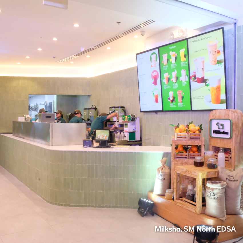 Discover Milksha's first concept store at SM North EDSA – Your ultimate destination for pure, fresh, and natural milk tea