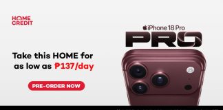 Pre-Order And Own The Latest iPhone 18 Pro And iPhone 18 Pro Max For As Low As PHP137 Per Day With Home Credit